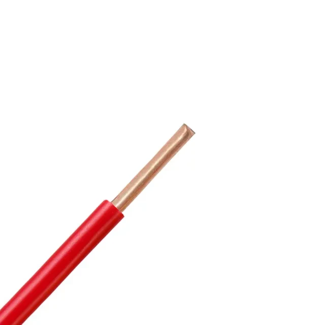 Fir electric PV1 1 * 4 mm² roşu cupru