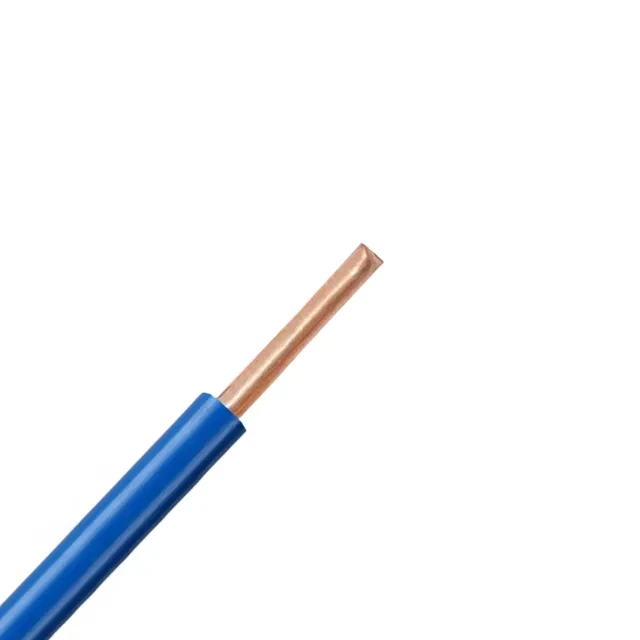 Fir electric PV1 1 * 4 mm² albastru cupru