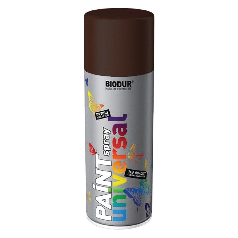 Spray vopsea "Biodur" 8017 cafeniu-inchis 400ml