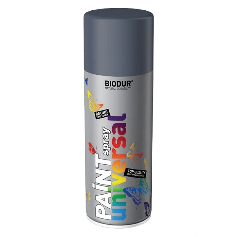 Spray vopsea "Biodur" 7024 sur-inchis 400ml