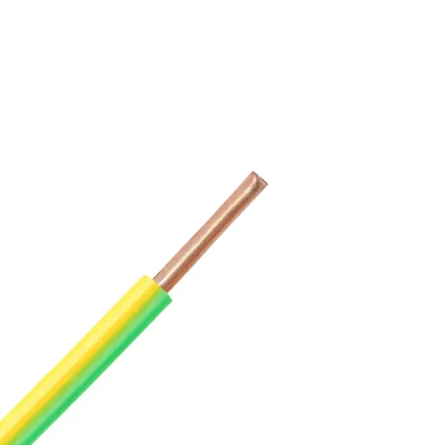 Fir electric PV1 1 * 4 mm² galben/Verde cupru